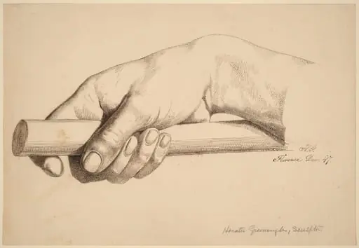Right Hand Holding Short Rod