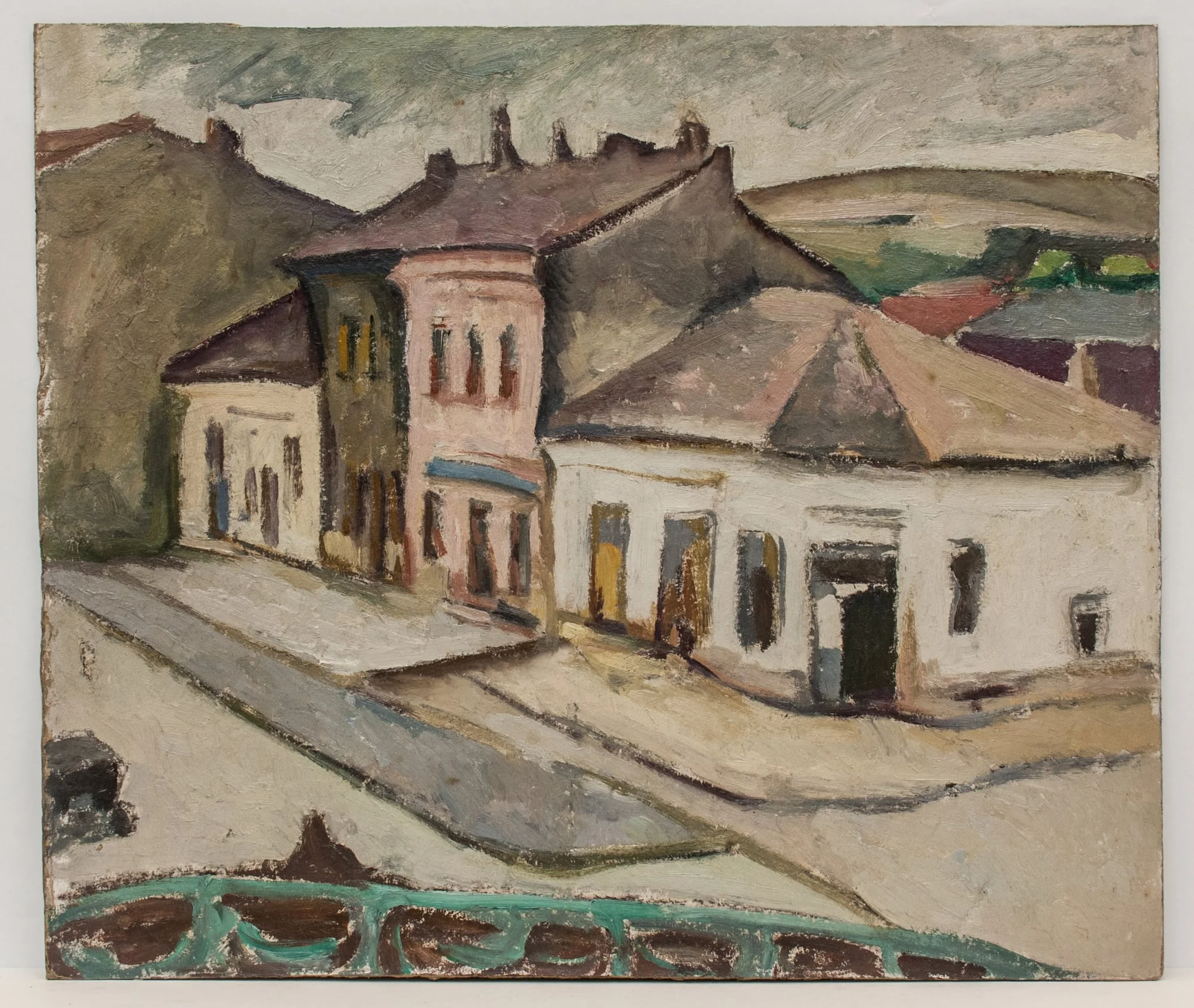 Stradă din Cernavodă, by Sabin Popp, unspecified, 1922
