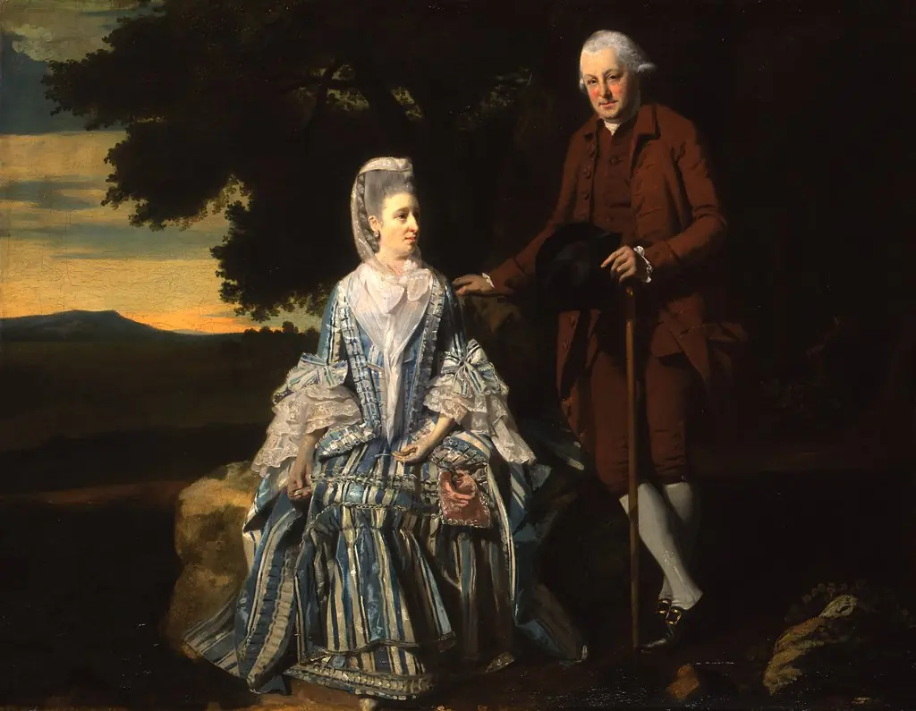 Portrait of a Married Couple in a Park