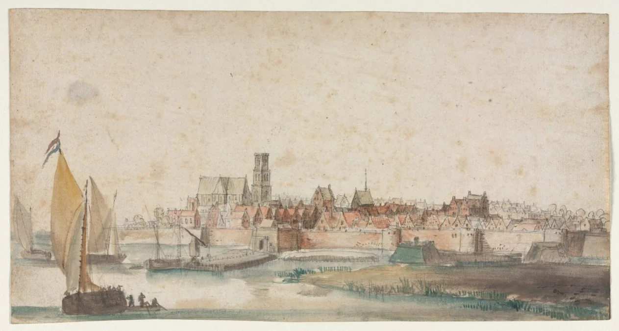 View of St. Geertruidenberg, by Unknown, 1604