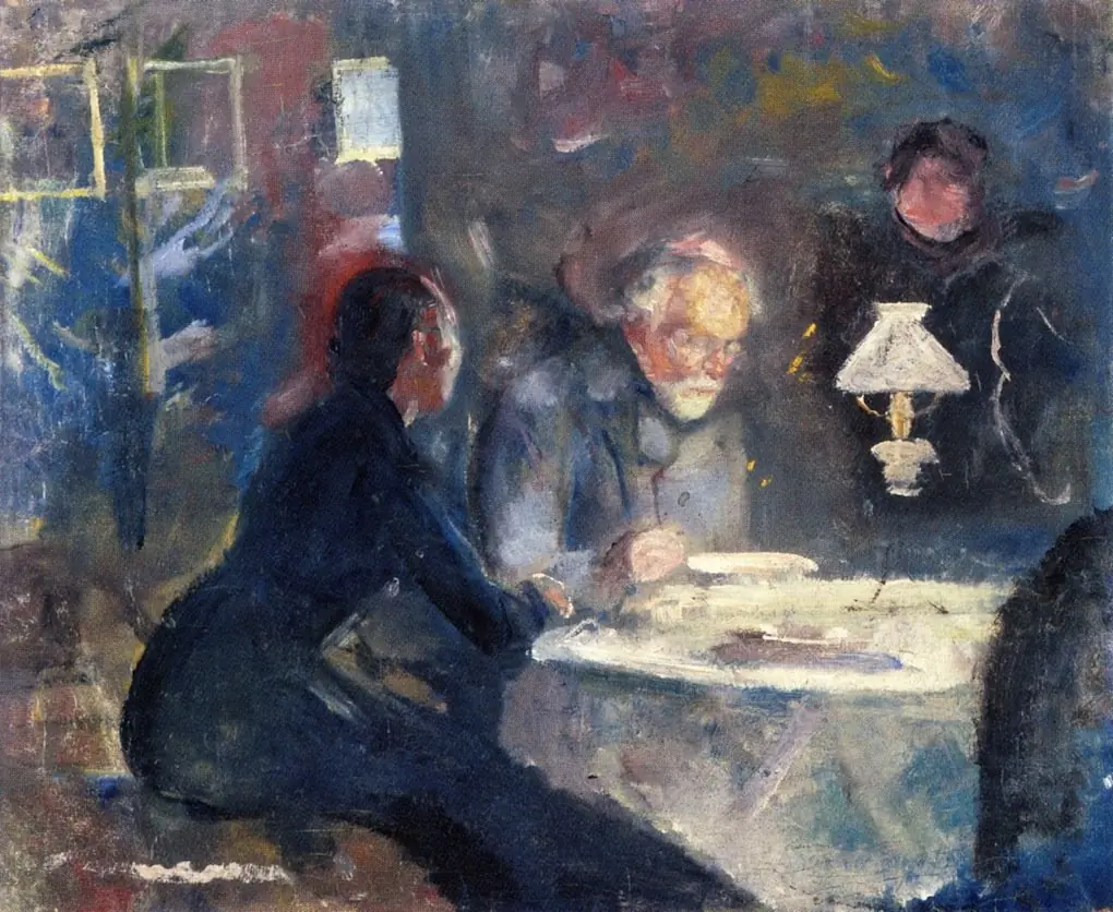 At Supper