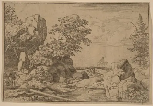 Horseman on a Bridge