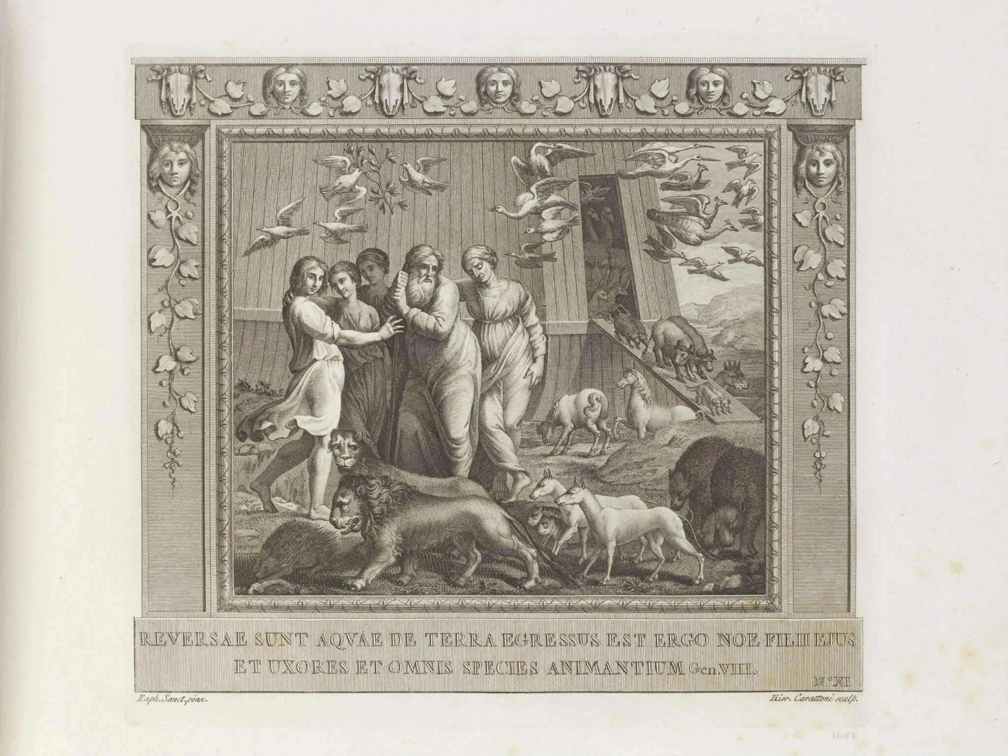 Frescoes in the Loggie of the Vatican, by Aloysio Cunego, 1750