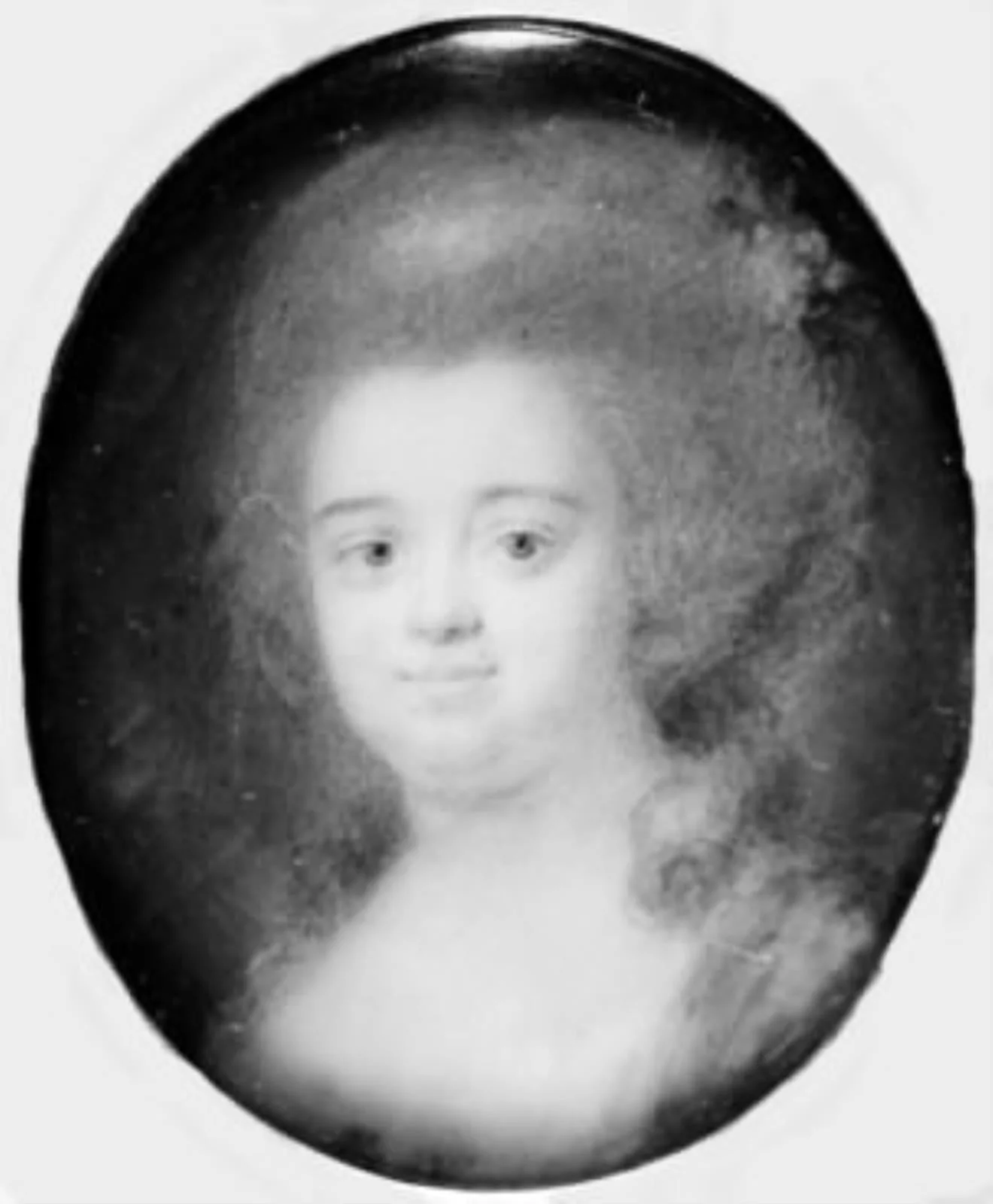 Portræt af Kammerherreinde Johanne de Svanenskjold f. Neergaard, by Unknown, 1850