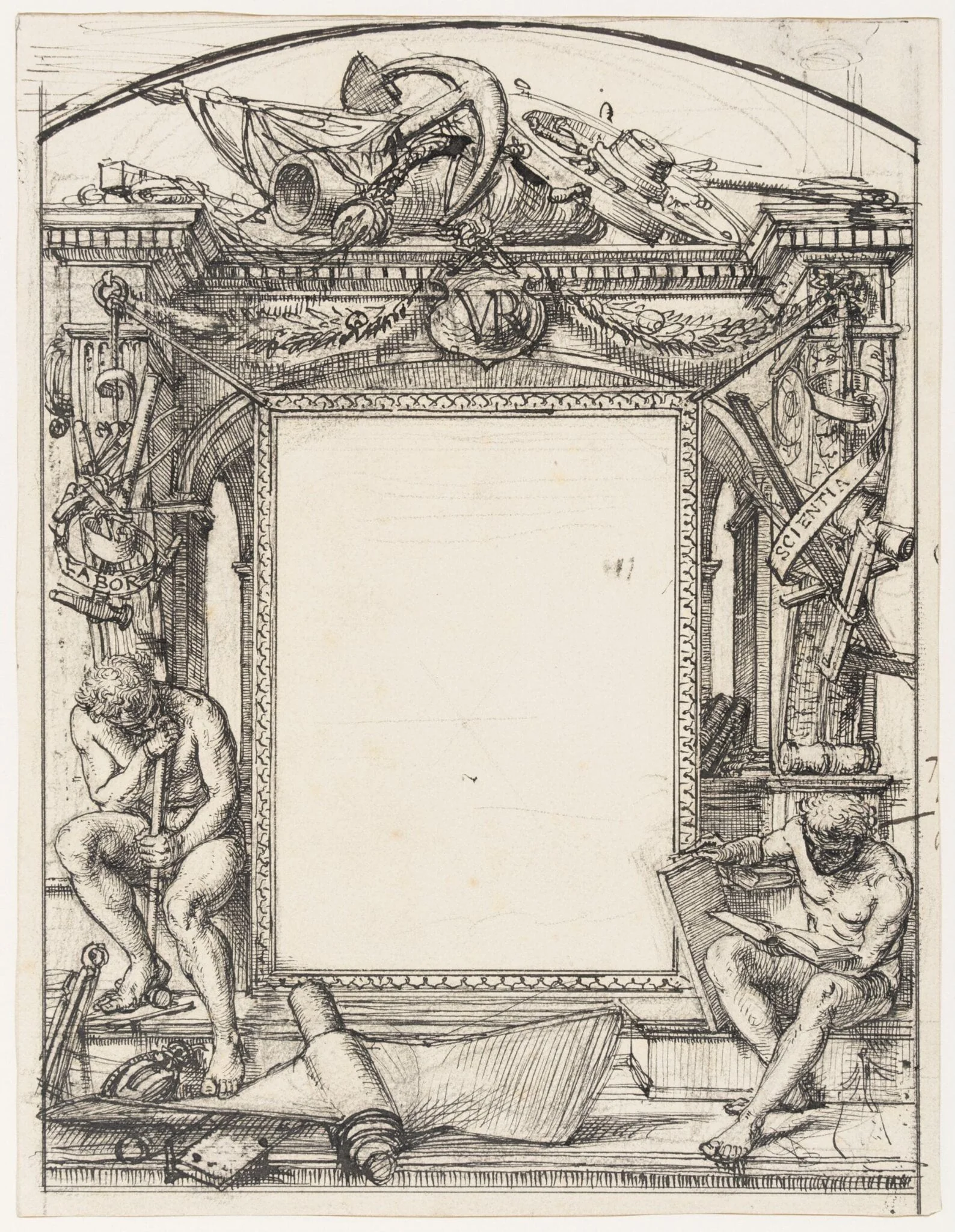 Studies for the Diploma of the International Exhibition, 1868, by Edward John, Sir Poynter, 1868
