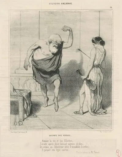 Socrate chez aspasie