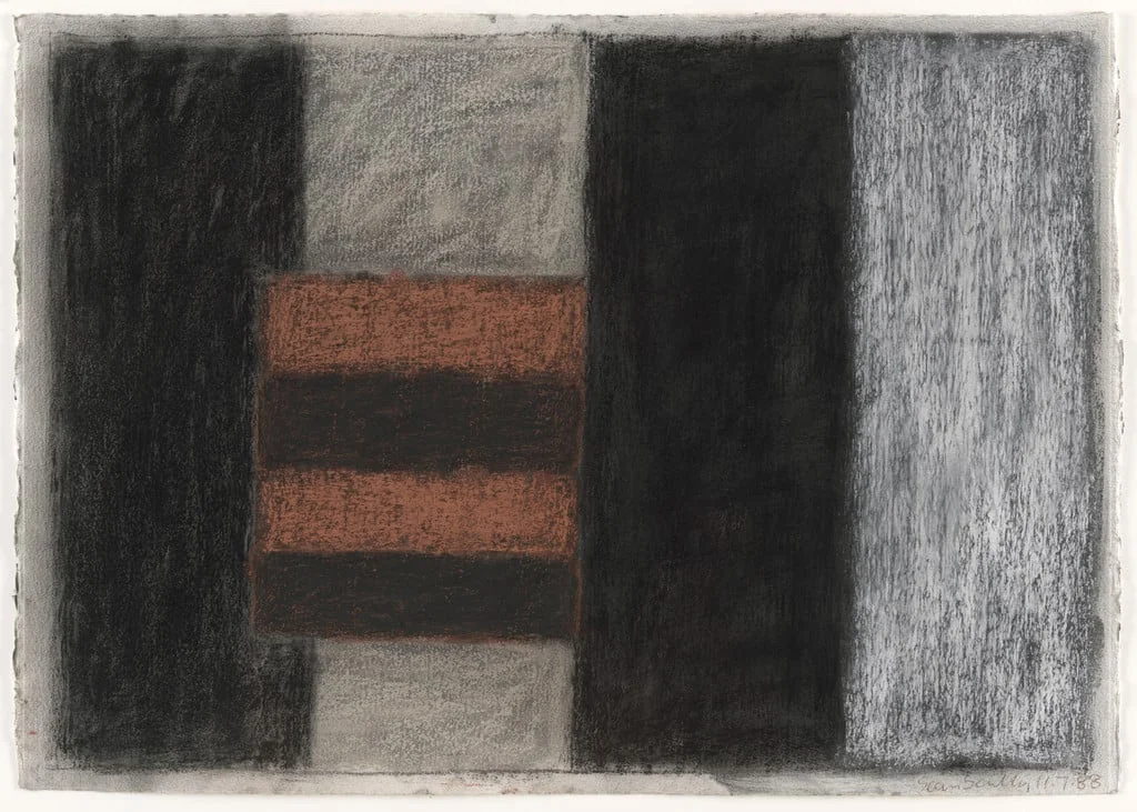 Untitled, by Sean Scully, pastel, 1988