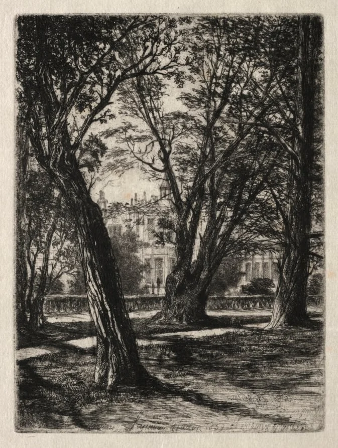 Kensington Gardens, by Francis Seymour Haden, 1859