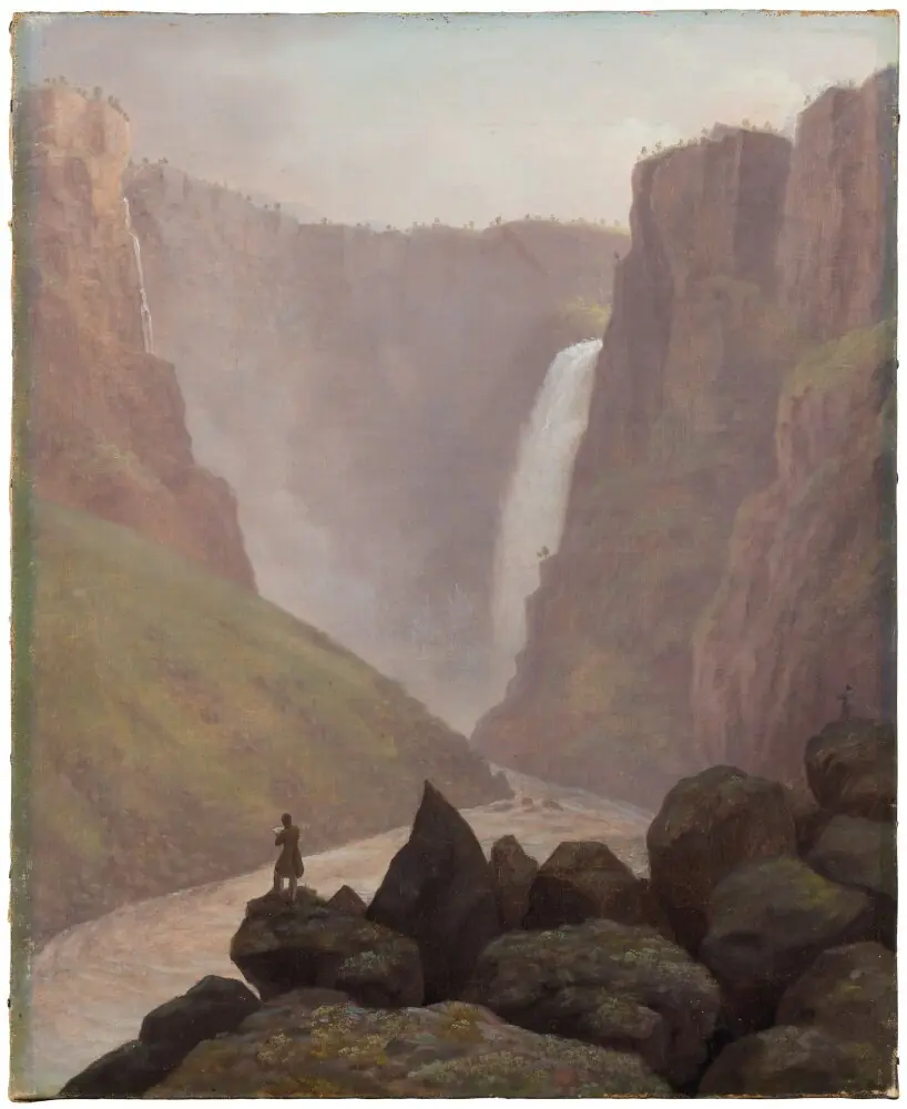 The Voringsfoss Waterfall, Norway