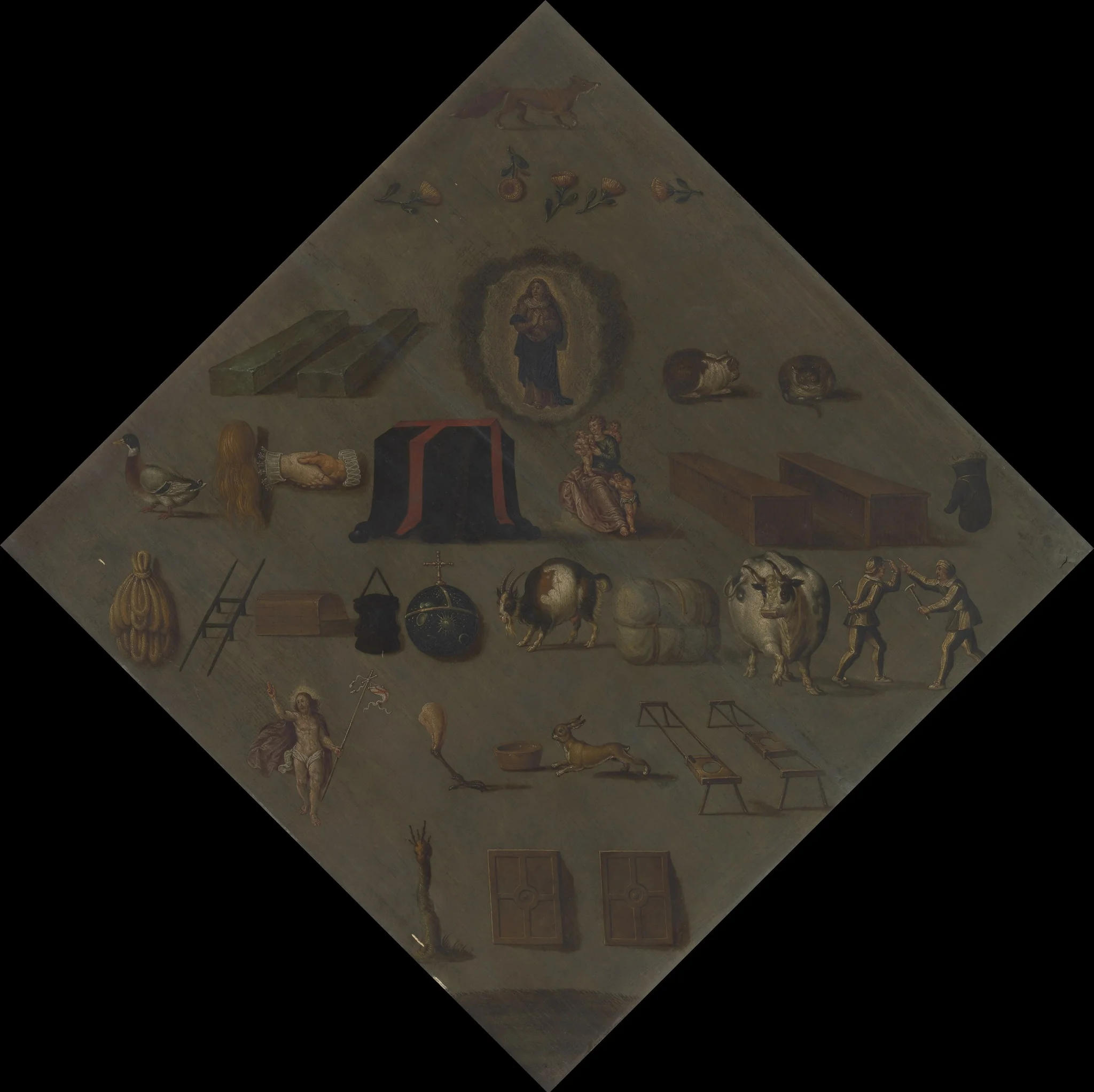 Rebus-Blazon, by Unknown, oil, 1600