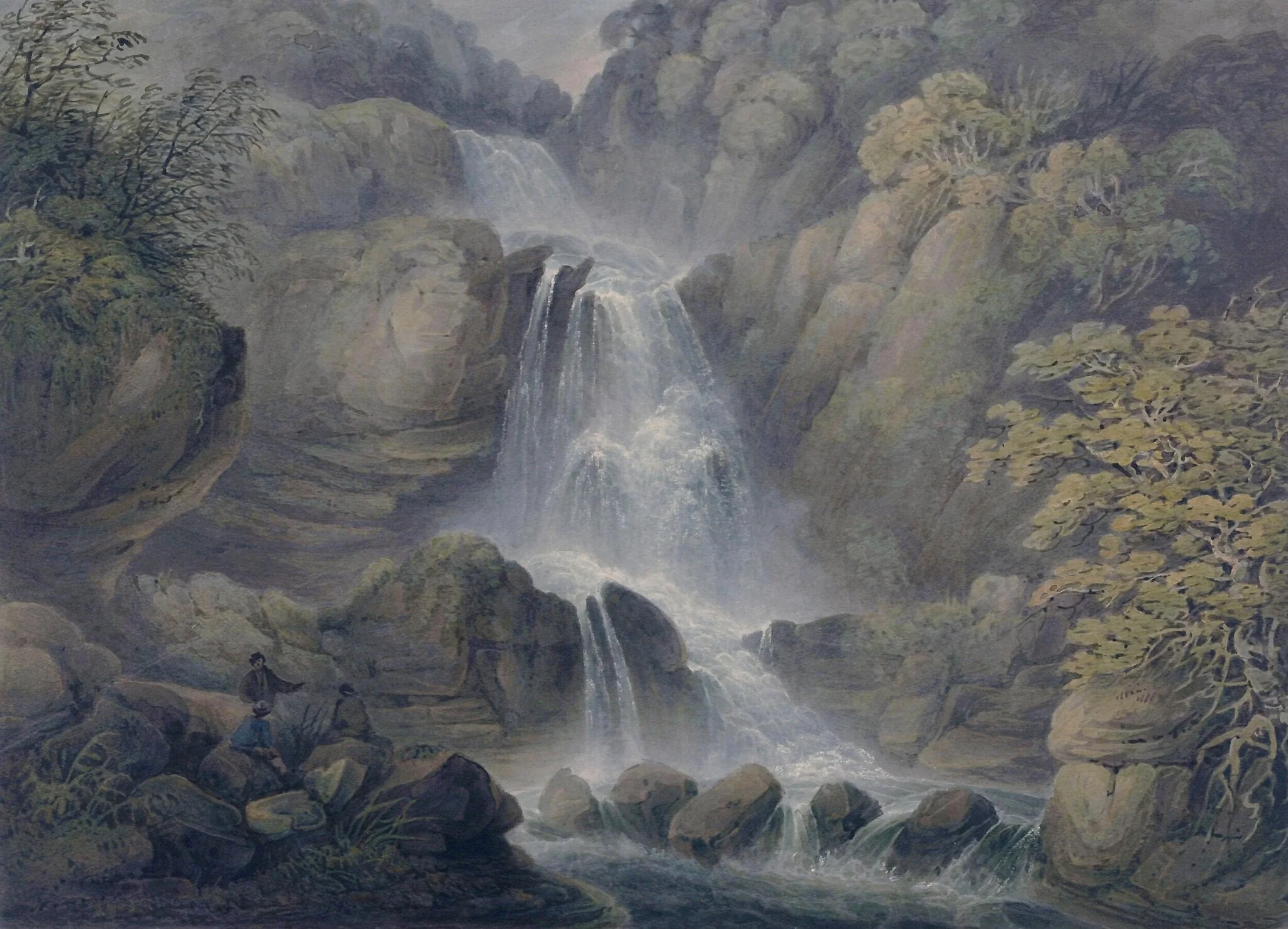 A Fall on the Mawddach near Dolgelly