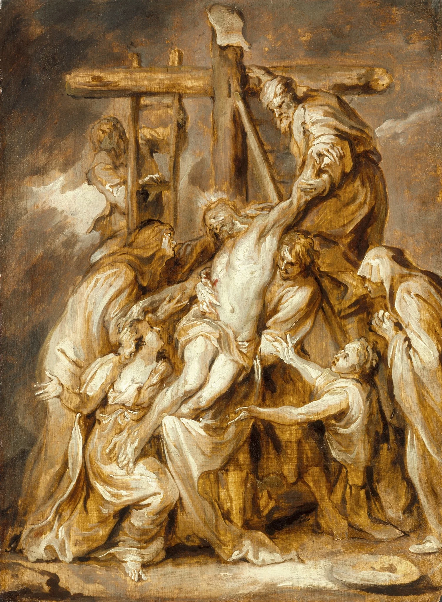 The Deposition, by Unknown, unspecified, 1645