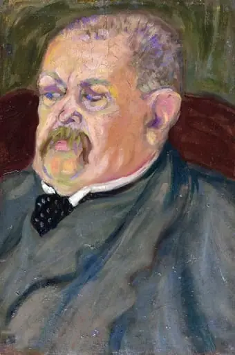 Portret de bărbat/ Scenă cu personaje (verso)