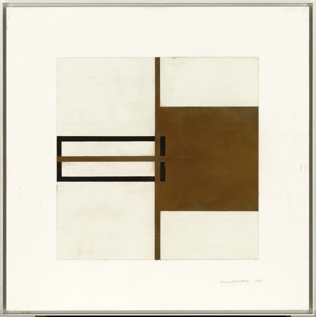 Untitled, by Harvey Quaytman, graphite, 1993