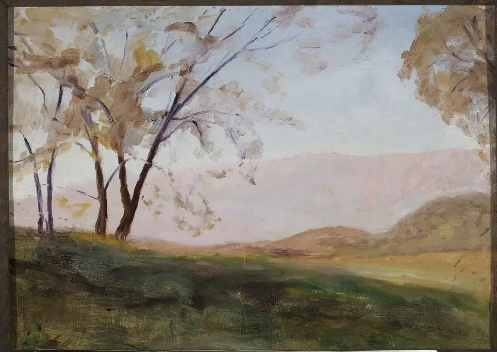 Landscape from Massandra. From the journey to Crimea