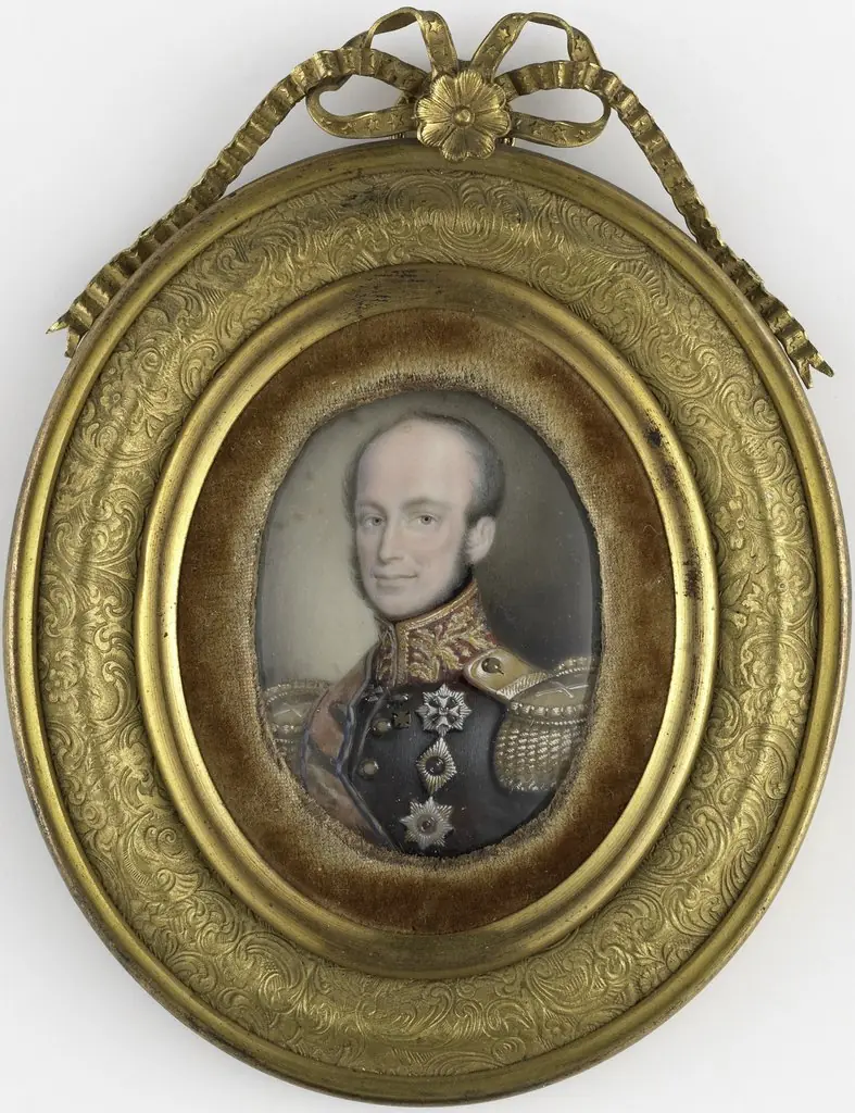 Portrait of Willem II van Oranje- Nassau (1792-1849)
