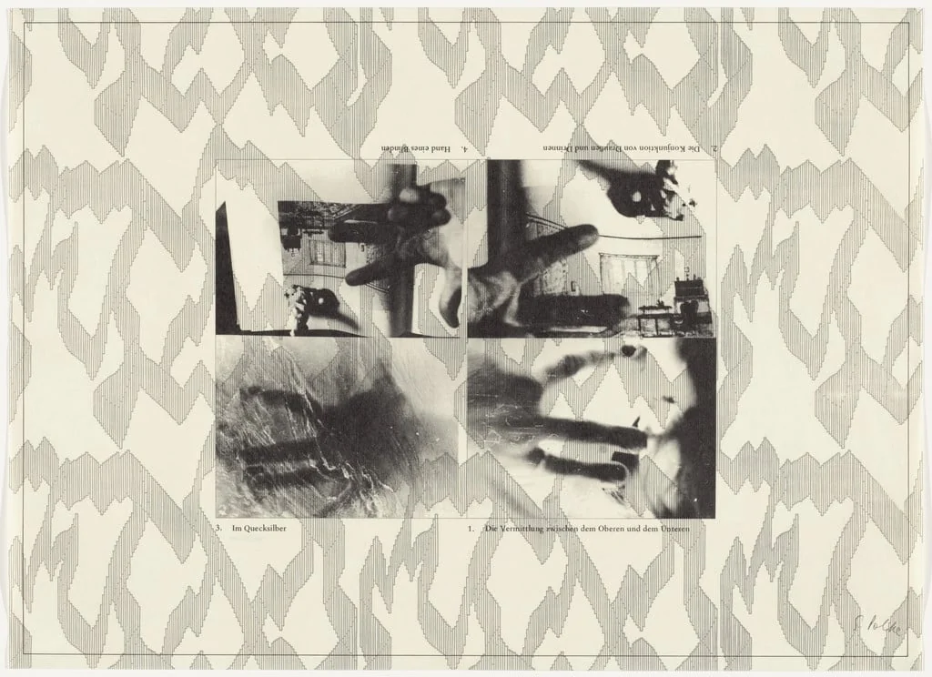 Untitled, by Sigmar Polke, ink, 1973