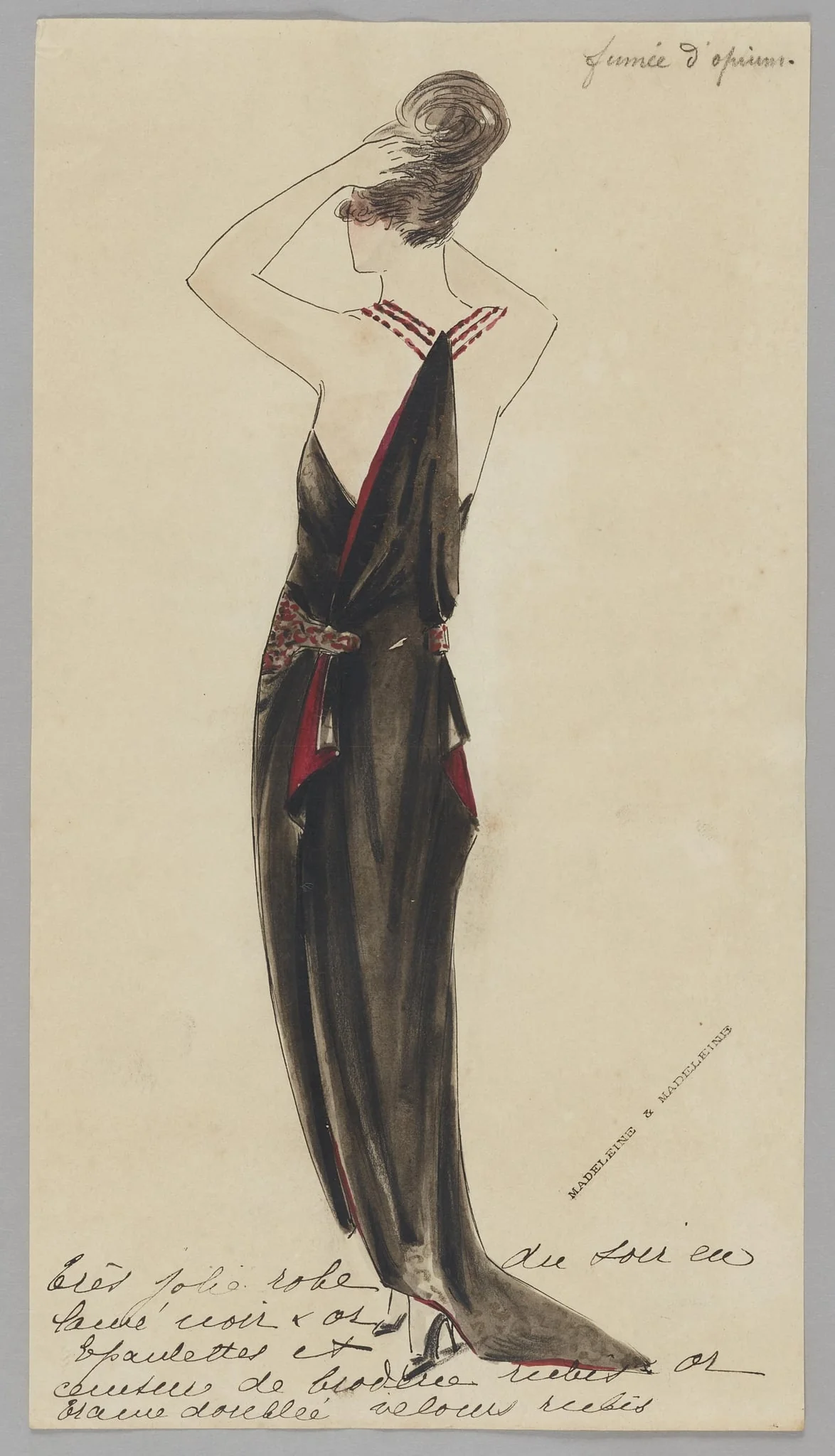 Fumée d'opium, by Madeleine & Madeleine, 1924