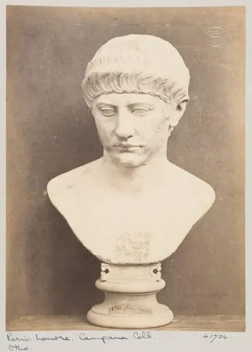 Marble bust of the Emperor Othon
