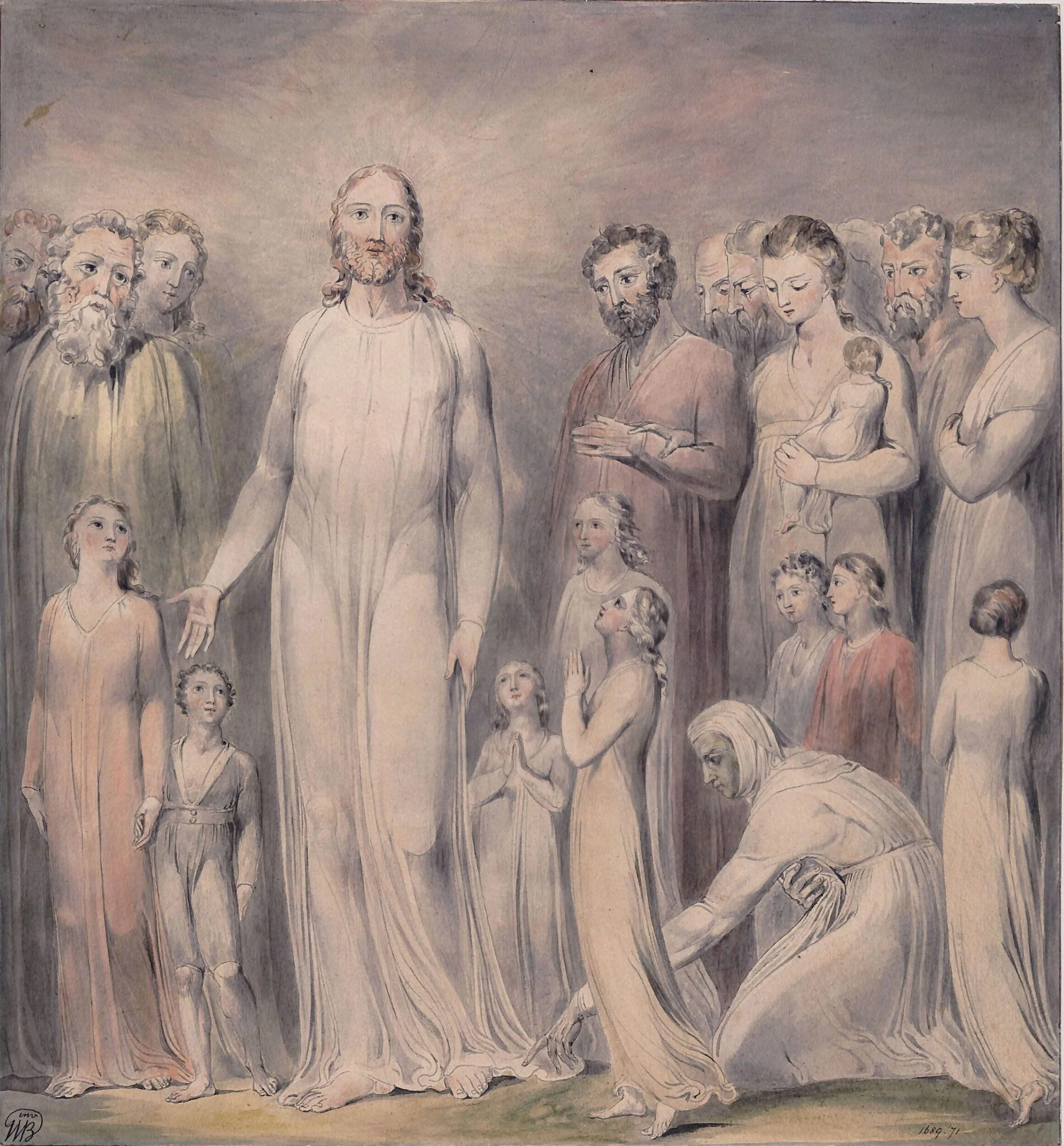 The healing of the woman with an issue of blood
