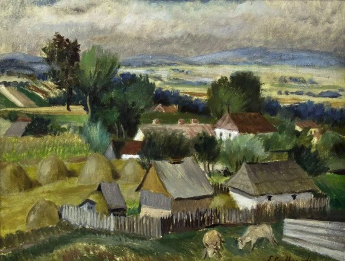 La marginea Covasnei, by Micaela Eleutheriade, unspecified, 1950