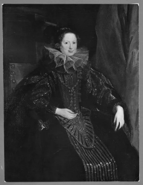 Portrait of an unknown Genoese woman, 1622-1623, by Anthony van Dyck, oil, 1623