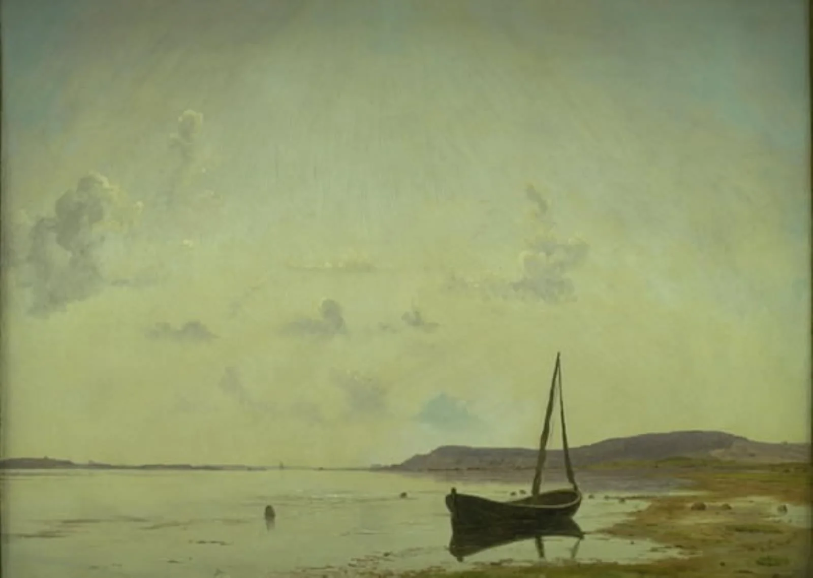 The Coast at Frederiksund. Sketch
