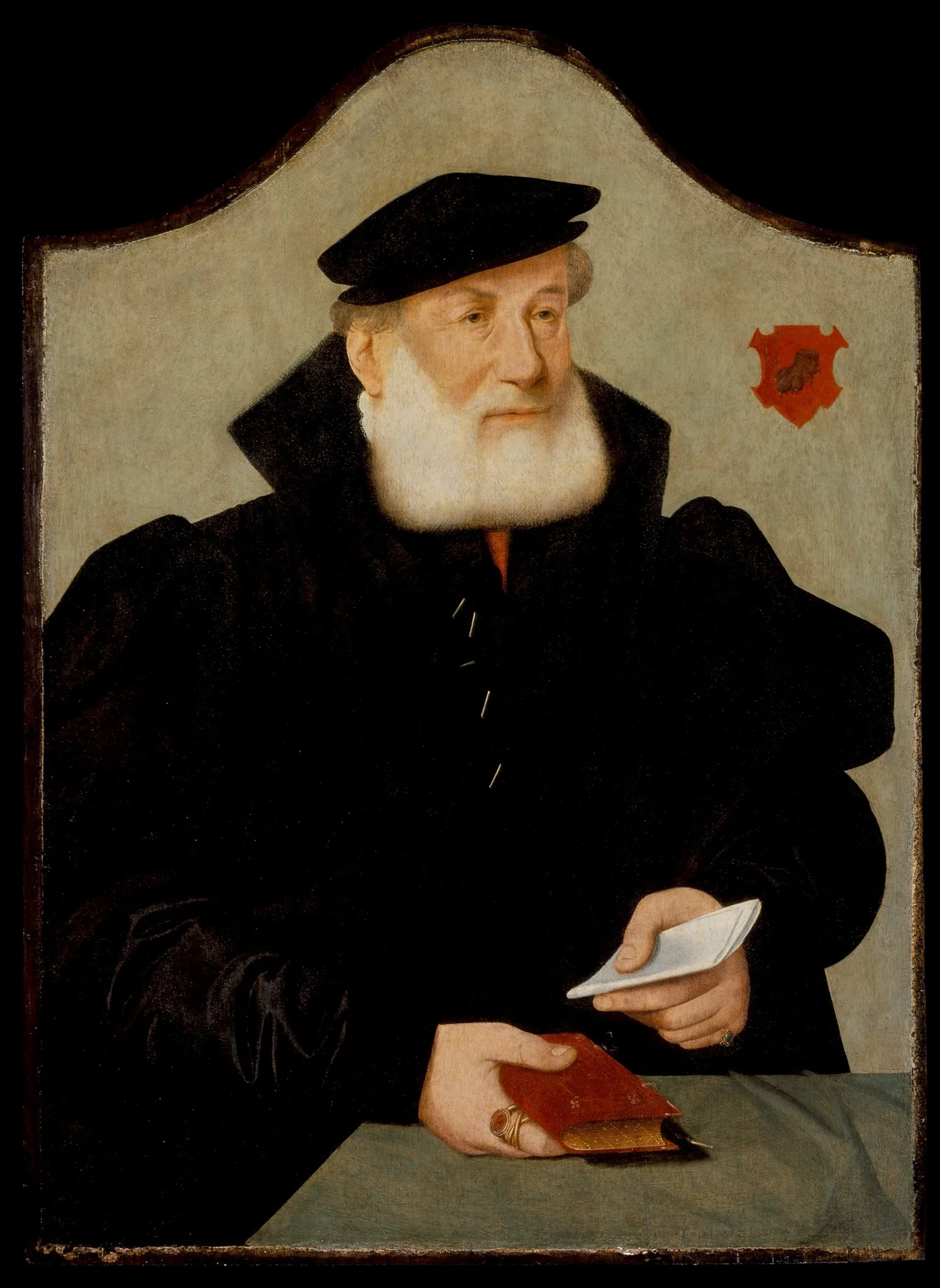 Portrait of Wilhelm Kannengiesser, by Bartholomaeus Bruyn the Elder, unspecified, 1550