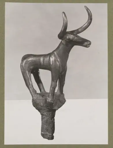Hittite silver bull found in Anatolia ca. 1900 B.C.