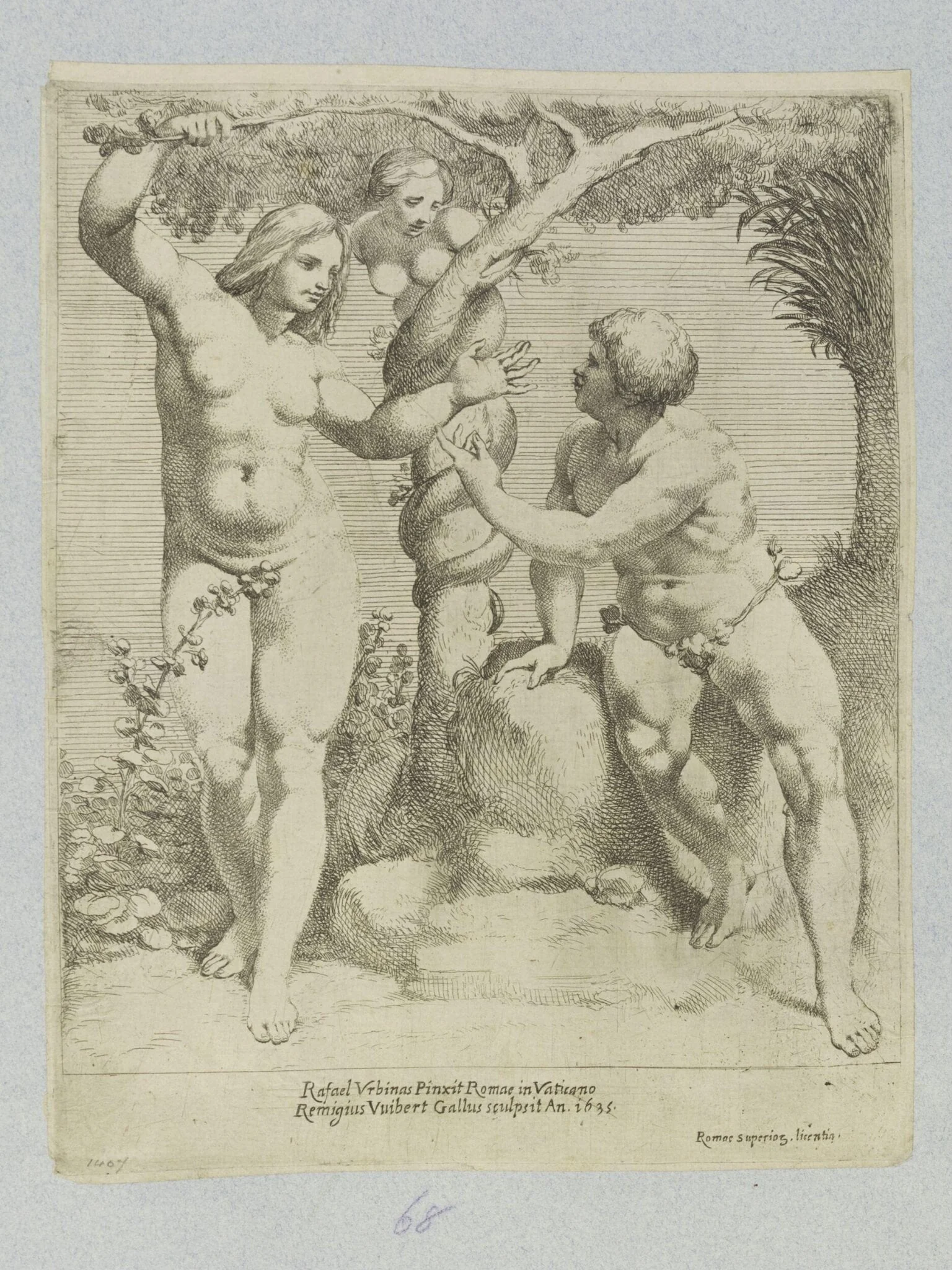 The Temptation, by Rémy Vuibert, 1635