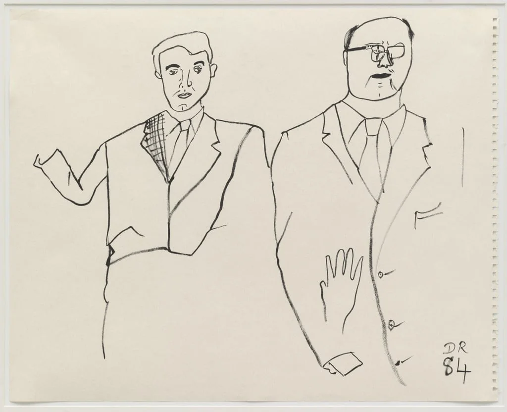 Untitled, by David Robilliard, ink, 1984