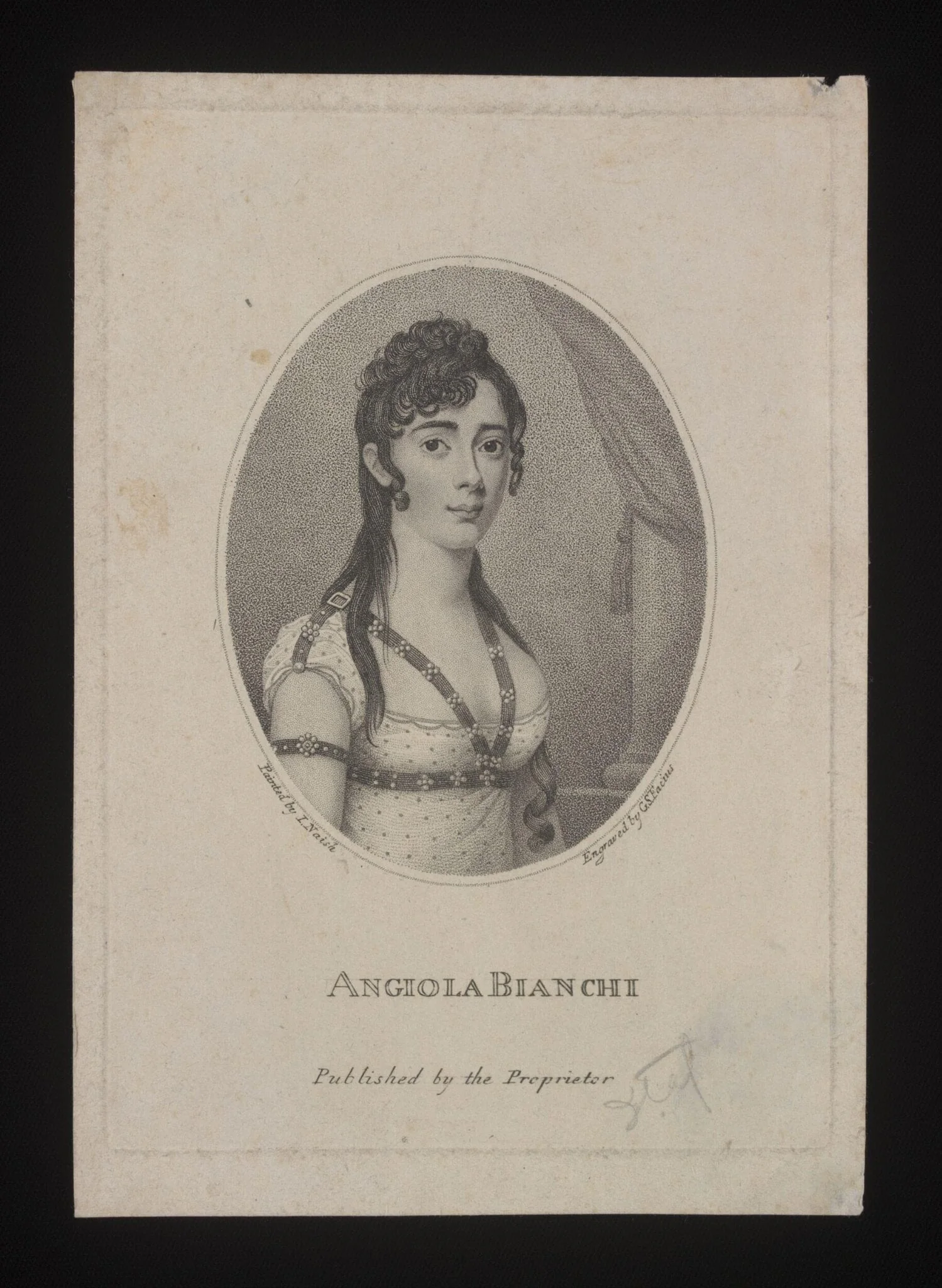 H Beard Print Collection, by Facius, 1800