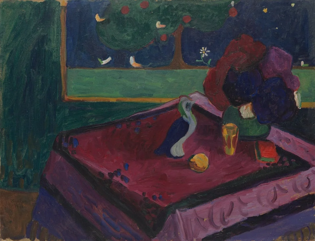 Untitled, by Gabriele Münter, oil, 1908