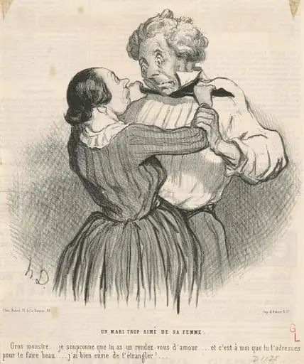 Un mari trop aimé de sa femme