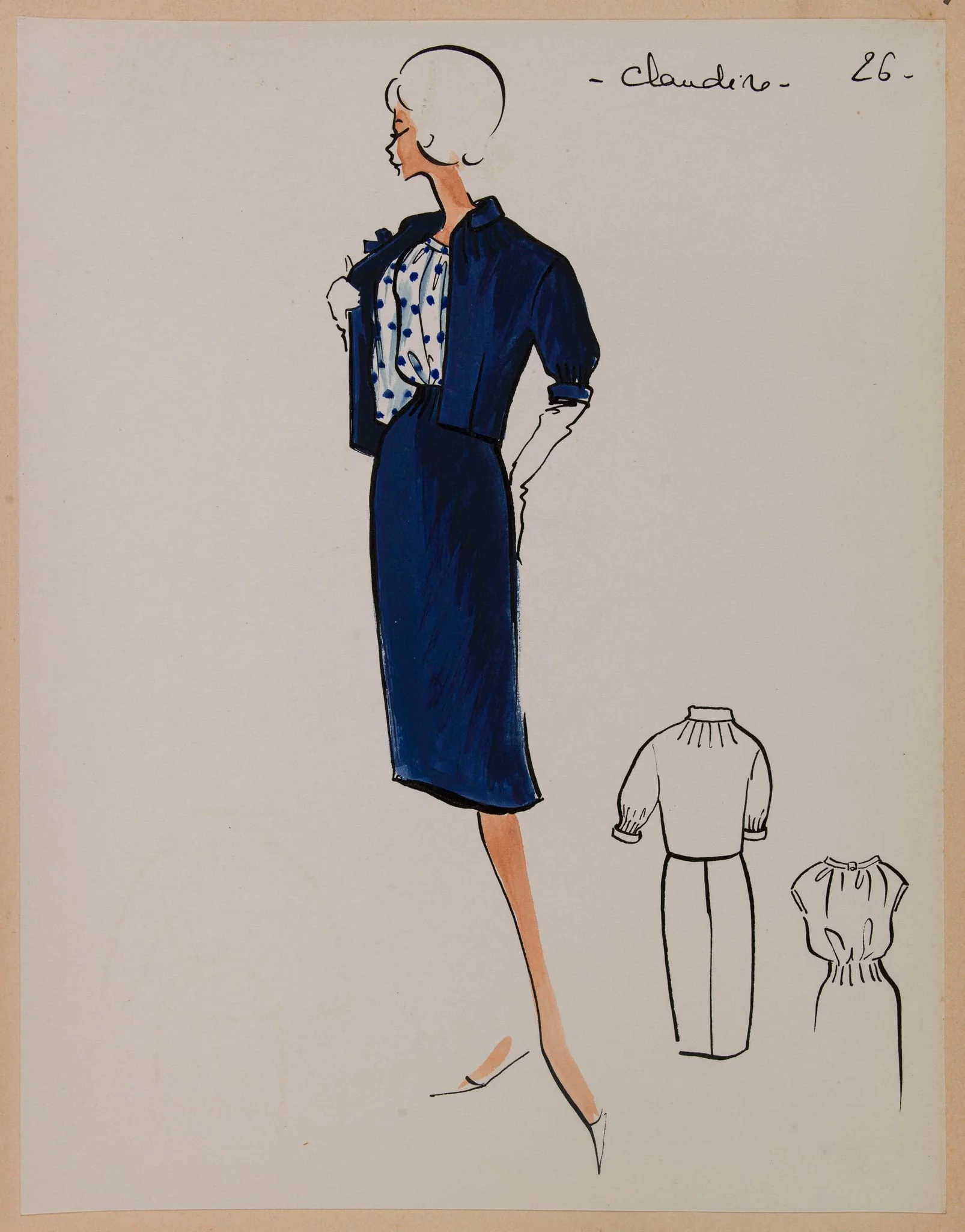 Claudine, by Carven, 1958