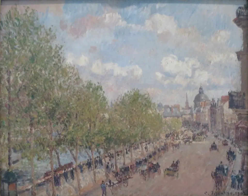 The Quai Malaquais and the Institute  (de France), Spring, Sunlight (Fourth Series)