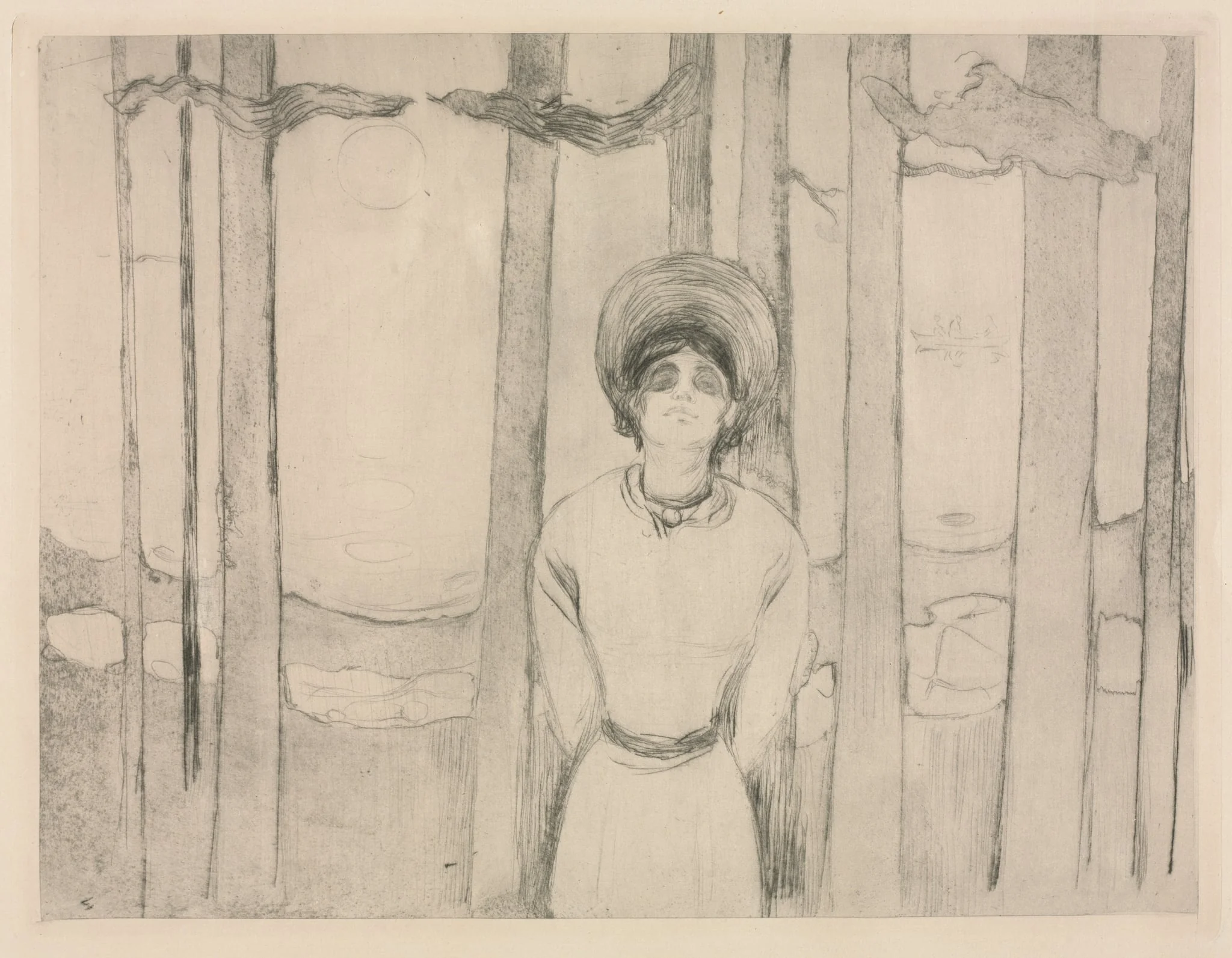Summer Night  (The Voice), by Edvard Munch, 1895