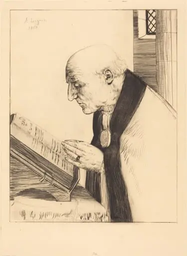 Reading of the Office of the Day (La lecture de l'office)