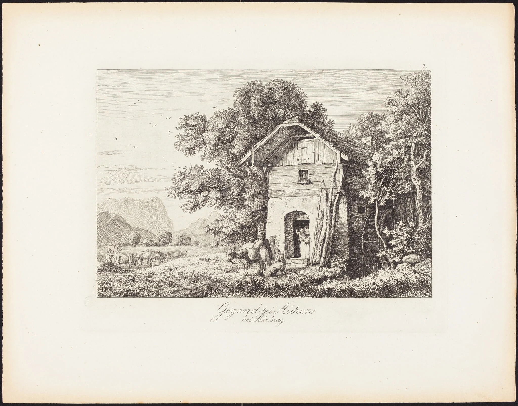 Gegend bei Aichen bei Salzburg (The Region near Aichen near Salzburg)