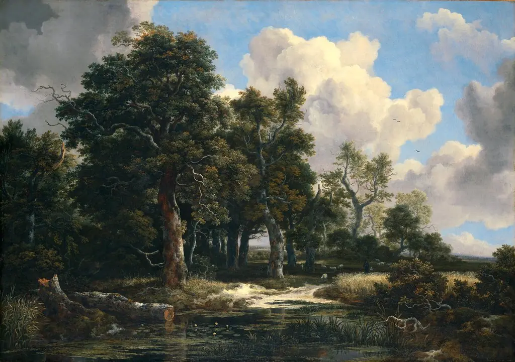 Edge of a Forest with a Grainfield