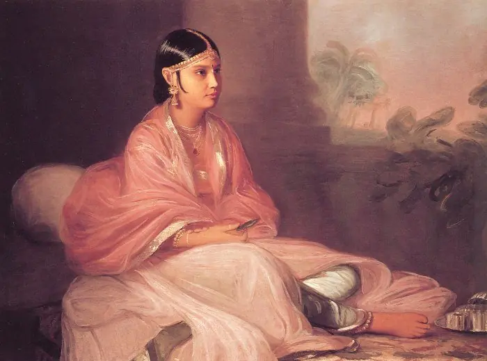 An Indian Lady, perhaps 'Jemdanee', Bibi of William Hickey