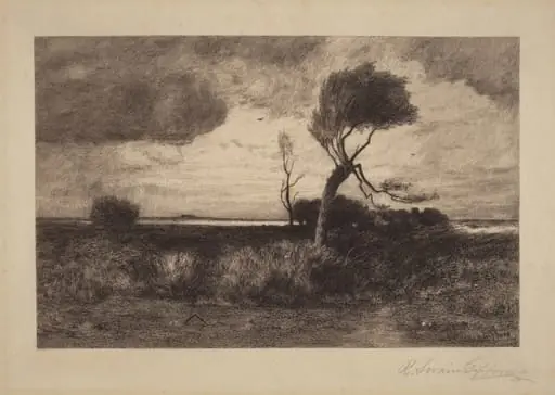 Near the Coast [large plate]