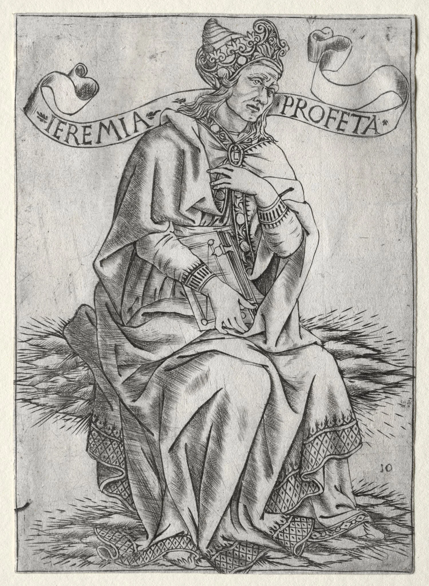 The Prophets:  Jeremiah, by Baccio Baldini, 1472