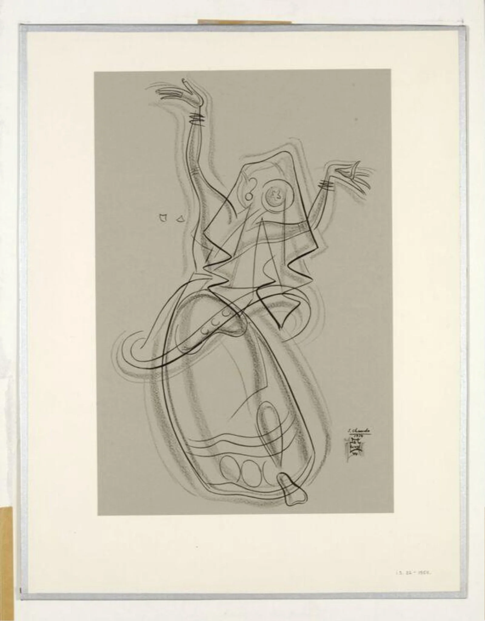 Untitled, by Shiavax D. Chavda, 1954
