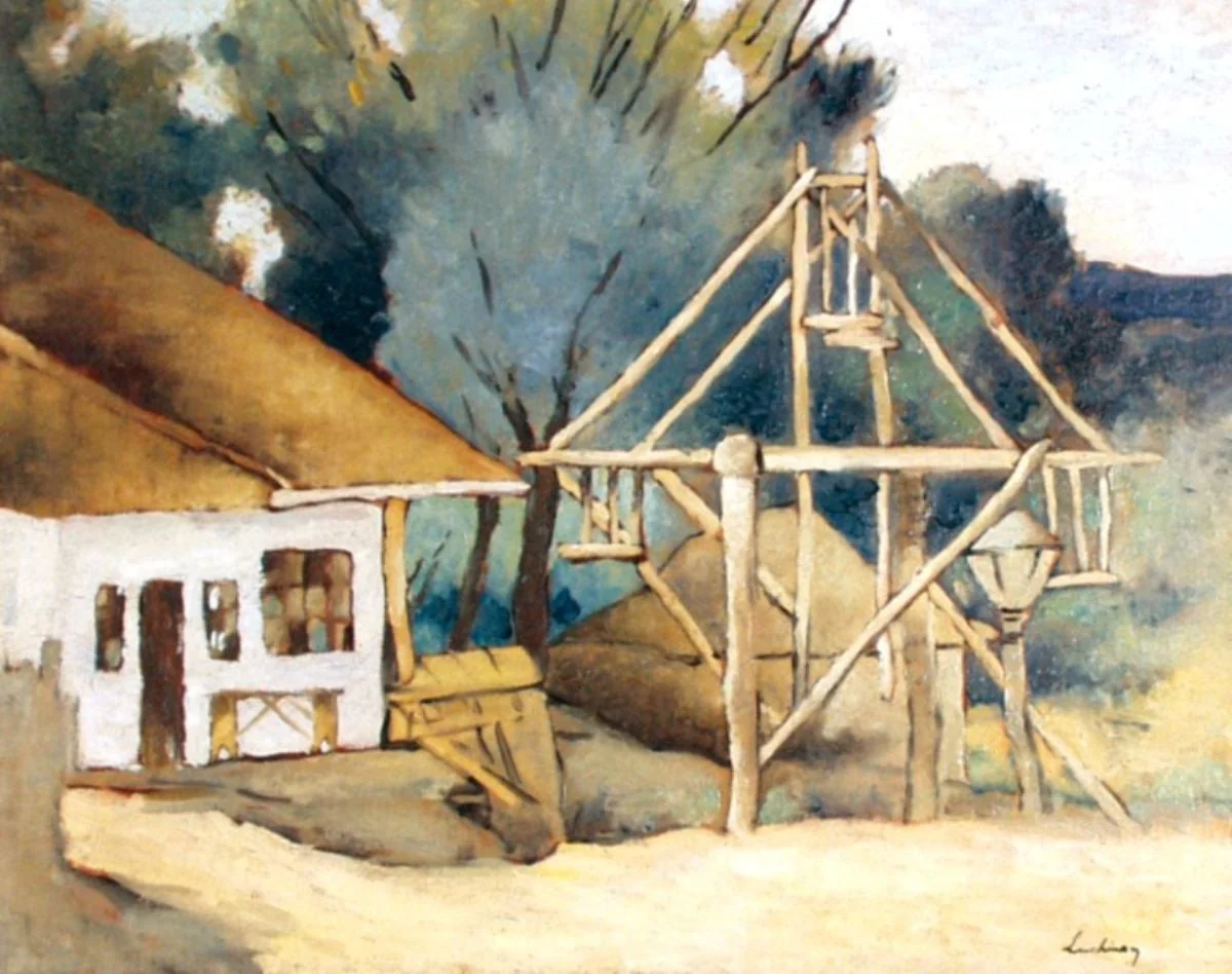 Hanul părăsit (Scrânciobul), by Ștefan Luchian, unspecified, 1902