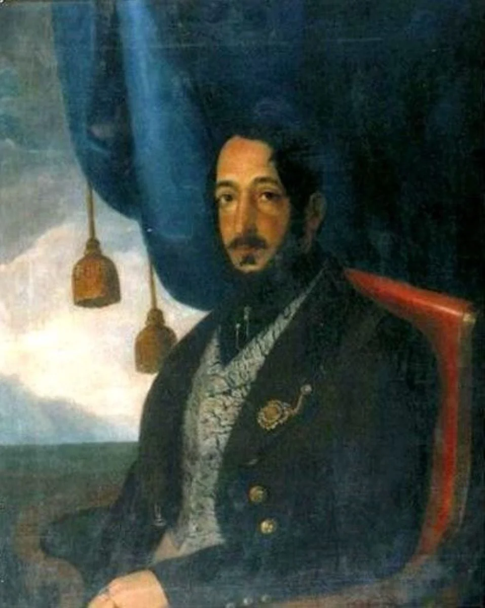 Portret de bărbat, by Constantin Daniel Rosenthal, unspecified, 1843