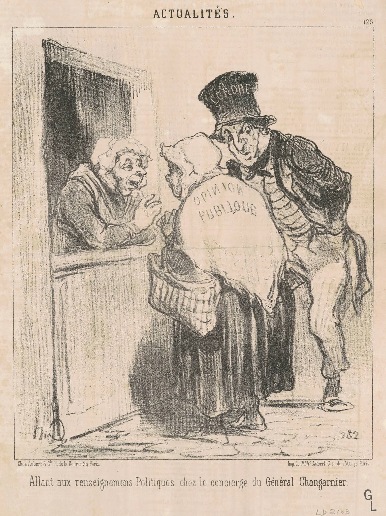 Allant aux renseignements politiques ...