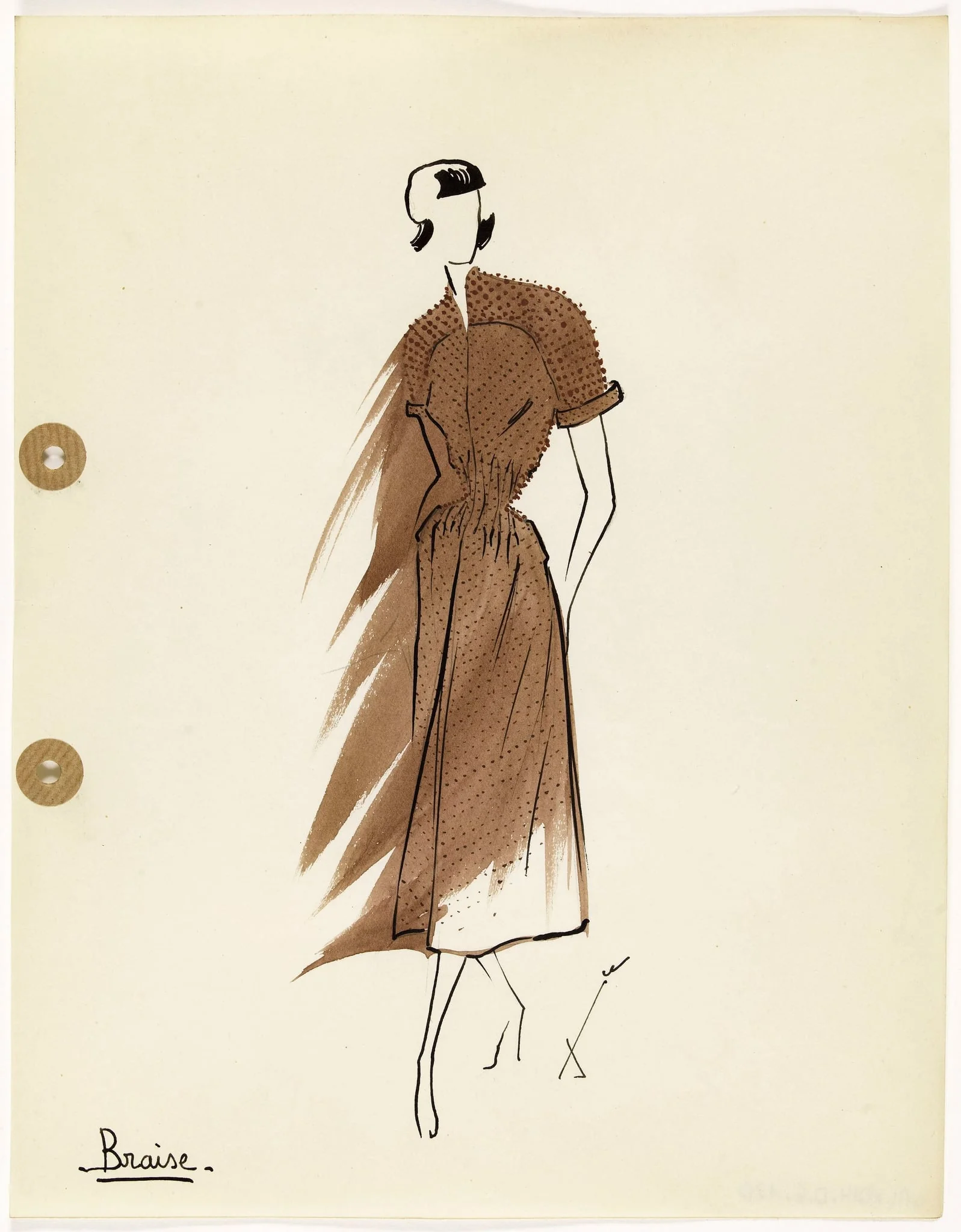 'Braise', by Marie-Louise Carven, 1949