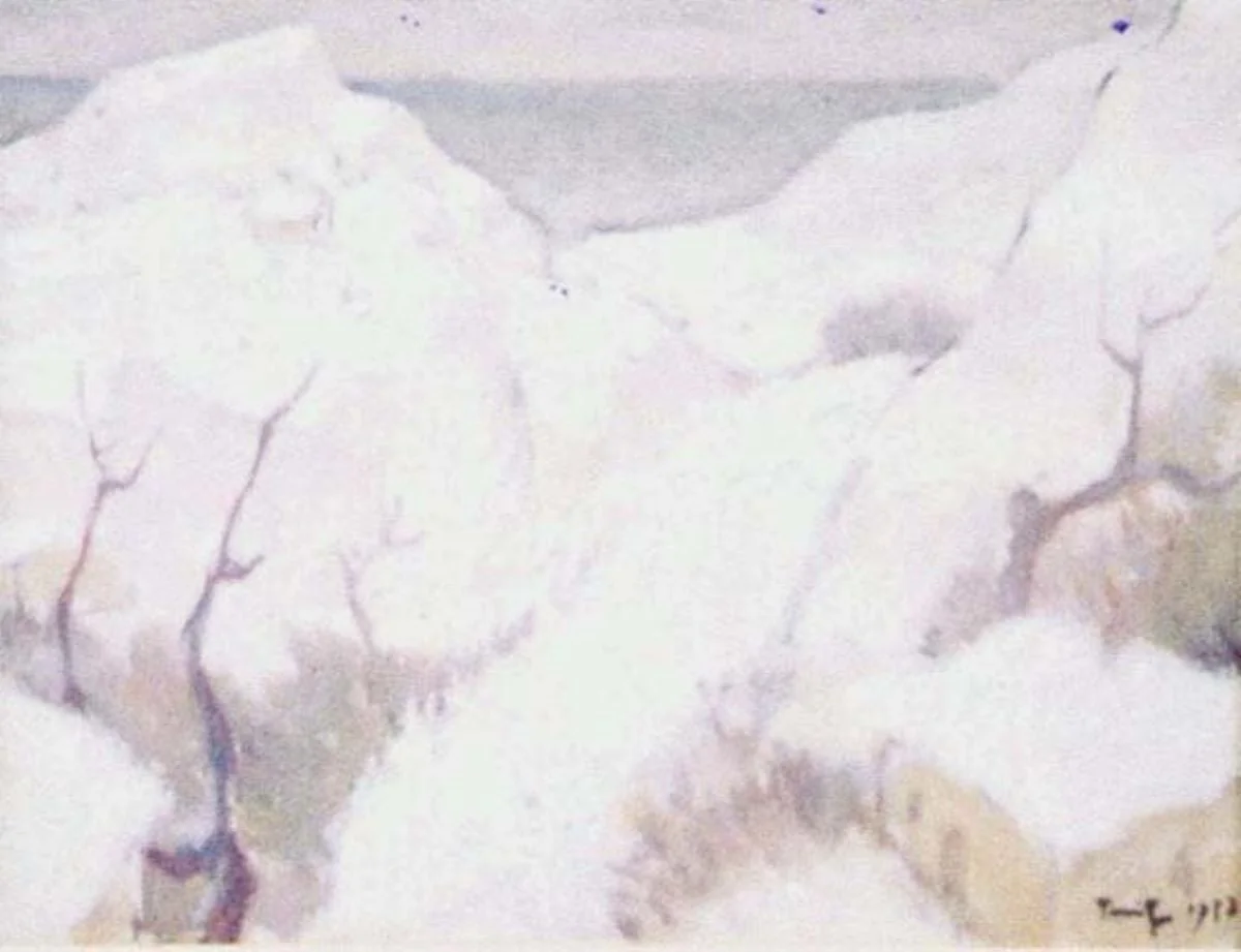 Iarna la Balcic, by Nicolae Tonitza, unspecified, 1937