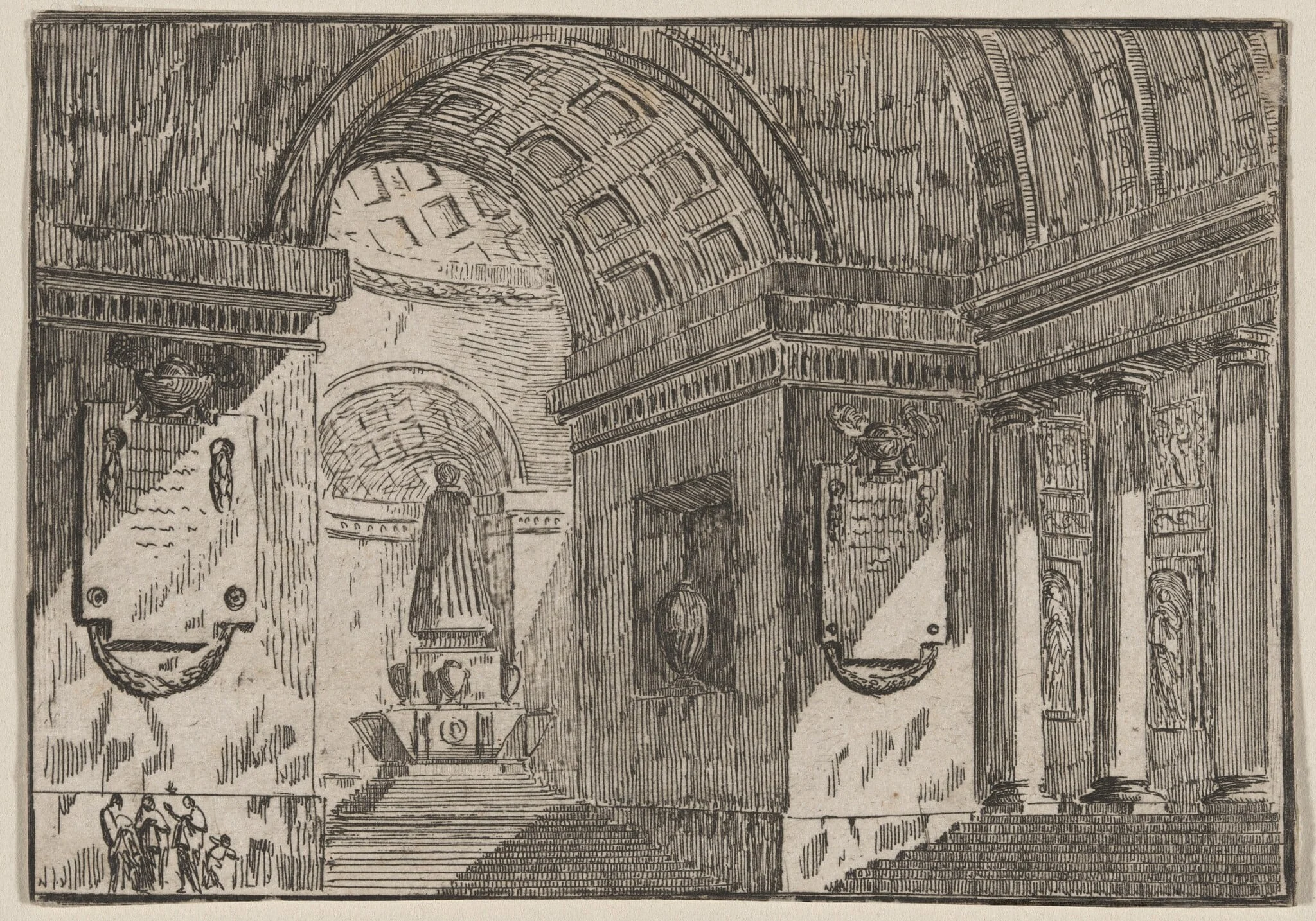 Porch before a Circular Temple